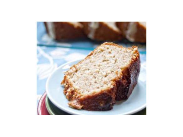 Bolo de Banana e Aveia