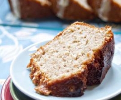 Bolo de Banana e Aveia