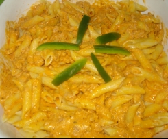 PENNE DE ATUM COM MANJERIÇÃO