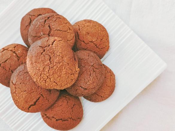 Biscoitos de Canela, Gengibre e Pepitas de Cacau