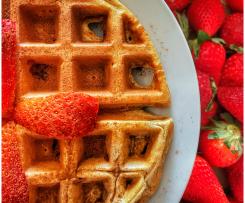 Waffle light de morango