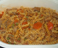 Febras com massa espiral