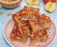 Bolo marmoreado de maçã e canela