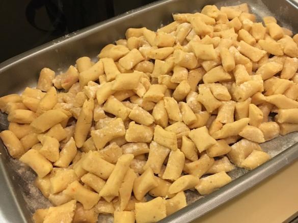 Variante Gnocchi de batata e cenoura (sem glúten)