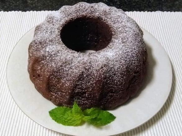 Bolo de Chocolate e Menta