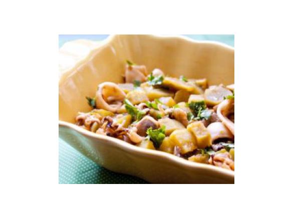 Choquinhos à Algarvia com Batata-Doce