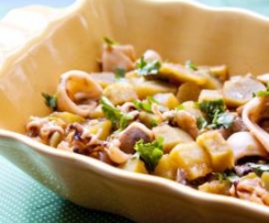 Choquinhos à Algarvia com Batata-Doce