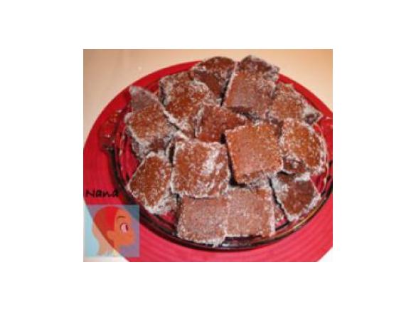 Quadradinhos Africanos (coco e chocolate)