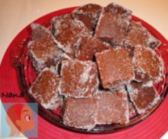 Quadradinhos Africanos (coco e chocolate)