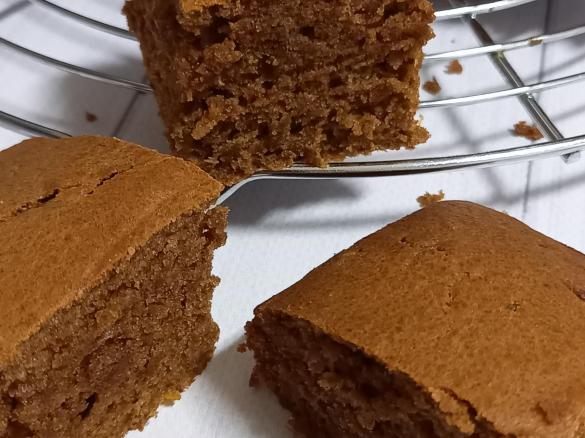 Bolo de canela e cacau