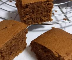 Bolo de canela e cacau