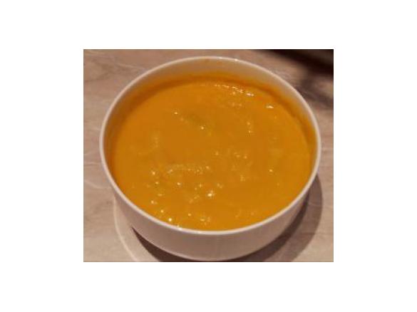 Sopa de Cenoura com Couve