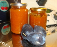 Doce de abrunhos, maçã riscadinha e canela