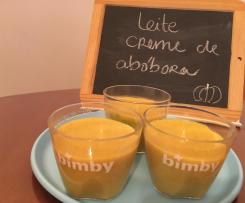 Leite creme de abóbora (sem lactose e sem glúten)