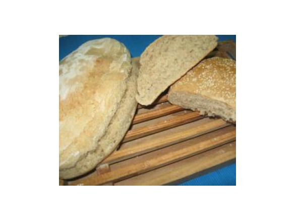 Pão meio-integral com sementes de sésamo