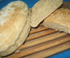 Pão meio-integral com sementes de sésamo
