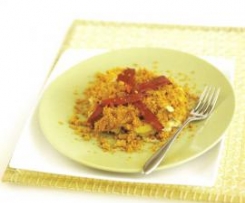 Bacalhau com Broa e Pimentos