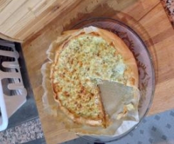 Quiche de pescada com iogurte