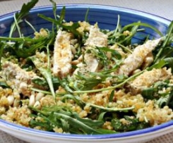 Salada de Frango e Rúcula com Bulgur