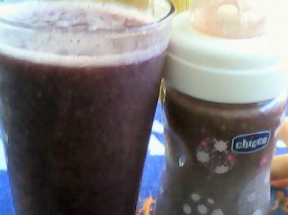 Variante Batido frutos vermelhos e aveia 