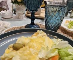 Puré de batata pré cozida