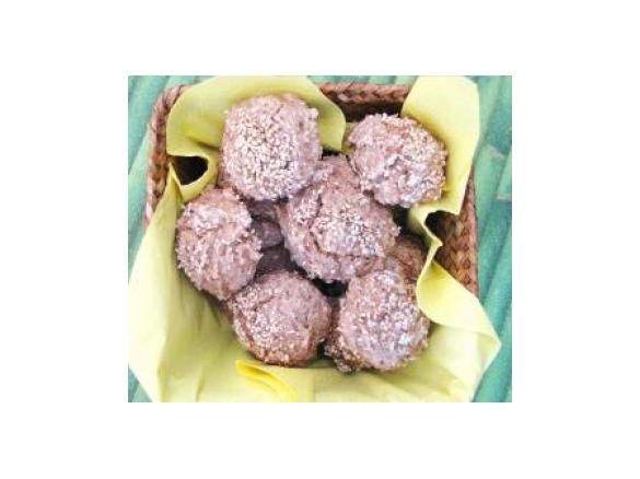 Scones com farelo e sésamo