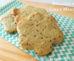 Bolachas de chia e menta