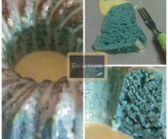 bundt cake azul
