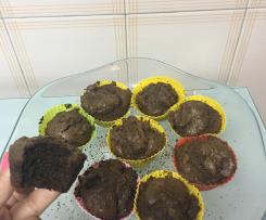 Cup cakes de Alfarroba low carb