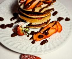 Panquecas proteícas com sabor a Morango