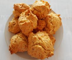 Scones de Cenoura e Fruta com Farinha de Espelta