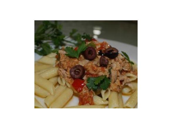 Penne de Atum à Portuguesa