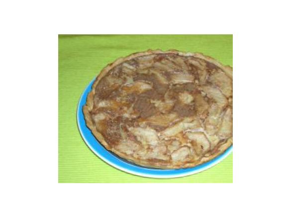 tarte de pera e canela