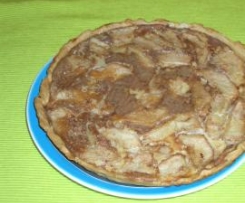tarte de pera e canela