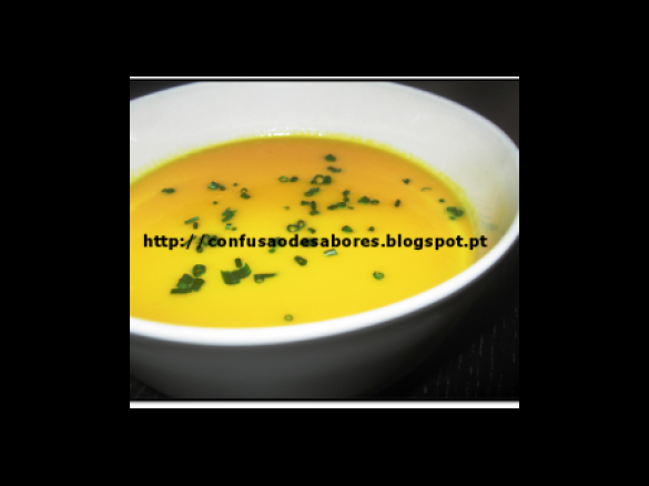 Creme de Cenoura & Cebolinho