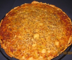 Quiche de legumes acompanhada