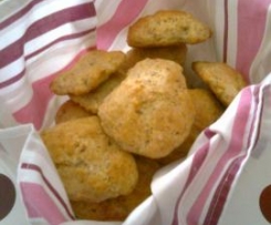 Scones de Iogurte com Granola (baseada na receita do livro base -Scones)