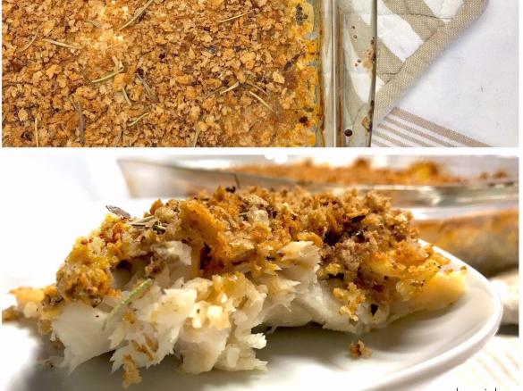 Filetes de pescada escondidos no deserto