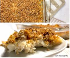 Filetes de pescada escondidos no deserto