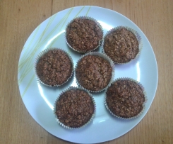 Cupcake de banana e aveia sem açúcar nem farinha