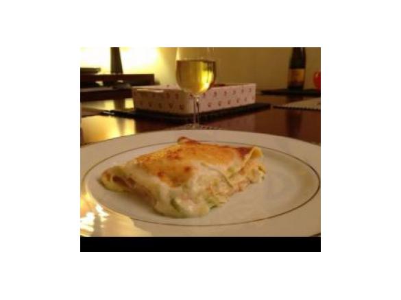 Lasanha de Salmão Fumado