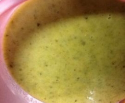 Creme de feijão branco com nabiça 