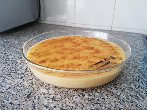 Arroz doce com leite creme