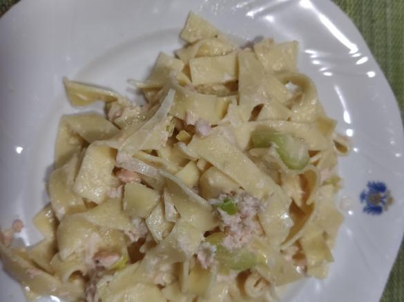 Fettuccine com Salmão