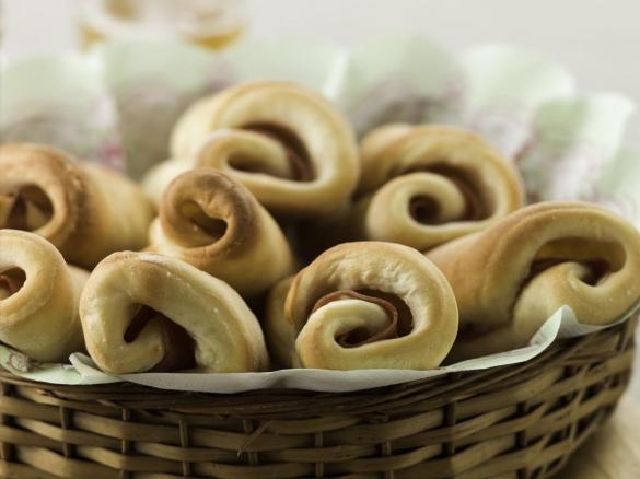 Pãezinhos enrolados