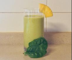 *SUMO DE ABACAXI E ESPINAFRES*