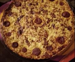 Quiche de Frango e Bacon