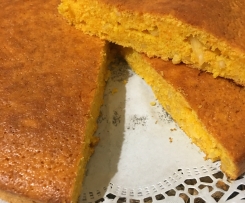 BOLO DE CENOURA COM LARANJA E AMÊNDOA