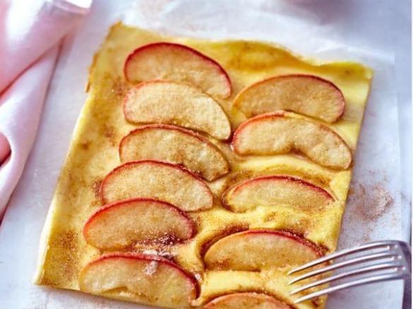 Panquecas de maça da lata