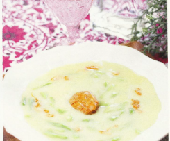 Sopa de feijão verde bacon e farinheira